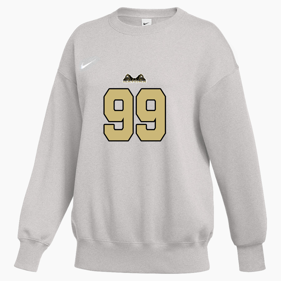 Goose Creek Gators <span class="pdp-name-mascot">Goose Creek Gators</span> Nike Women's Phoenix Fleece Oversized Pullover Crew