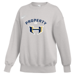 HIDALGO EARLY COLLEGE HIGH SCHOOL PIRATES <span class="pdp-name-mascot">HIDALGO EARLY COLLEGE PIRATES</span> Nike Women's Phoenix Fleece Oversized Pullover Crew Front Thumbnail