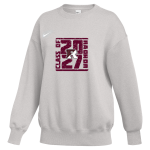 RADNOR HIGH SCHOOL RAPTORS <span class="pdp-name-mascot">RADNOR RAPTORS</span> Nike Women's Phoenix Fleece Oversized Pullover Crew Front Thumbnail