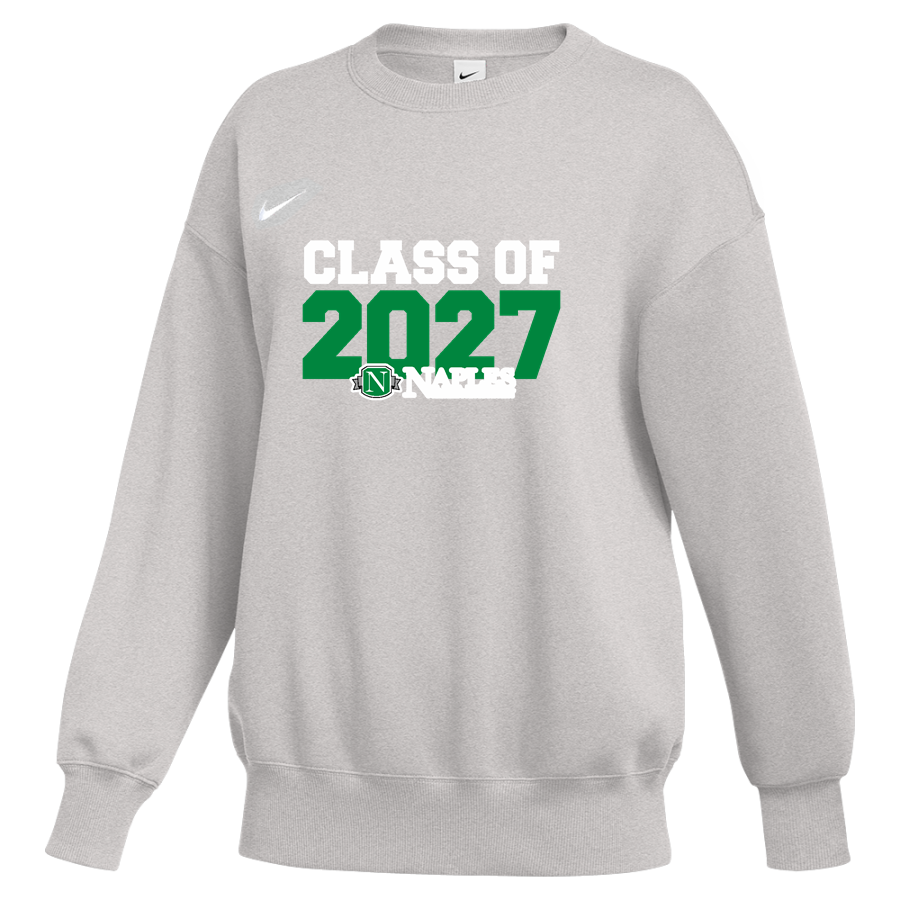 Naples Big Green <span class="pdp-name-mascot">Naples Big Green</span> Nike Women's Phoenix Fleece Oversized Pullover Crew