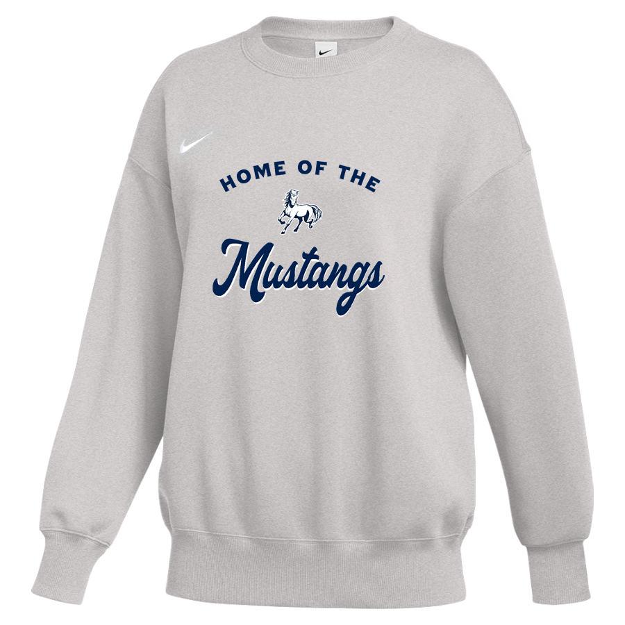 American Martyrs Mustangs <span class="pdp-name-mascot">American Martyrs Mustangs</span> Nike Women's Phoenix Fleece Oversized Pullover Crew