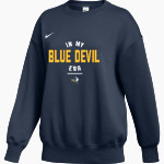 Victor Blue Devils <span class="pdp-name-mascot">Victor Blue Devils</span> Nike Women's Phoenix Fleece Pullover Crew Front Thumbnail