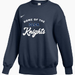 Crown of Life Knights <span class="pdp-name-mascot">Crown of Life Christian Academy Knights</span> Nike Women's Phoenix Fleece Pullover Crew Front Thumbnail