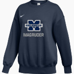 MAGRUDER HIGH SCHOOL COLONELS <span class="pdp-name-mascot">MAGRUDER COLONELS</span> Nike Women's Phoenix Fleece Pullover Crew Front Thumbnail