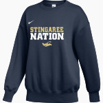 MIAMI SENIOR HIGH SCHOOL STINGAREES Nike Women's Phoenix Fleece Pullover Crew Front Thumbnail