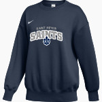Saint Peter High School SAINTS ONLINE STORE <span class="pdp-name-mascot">Saint Peter Saints</span> Nike Women's Phoenix Fleece Pullover Crew Front Thumbnail