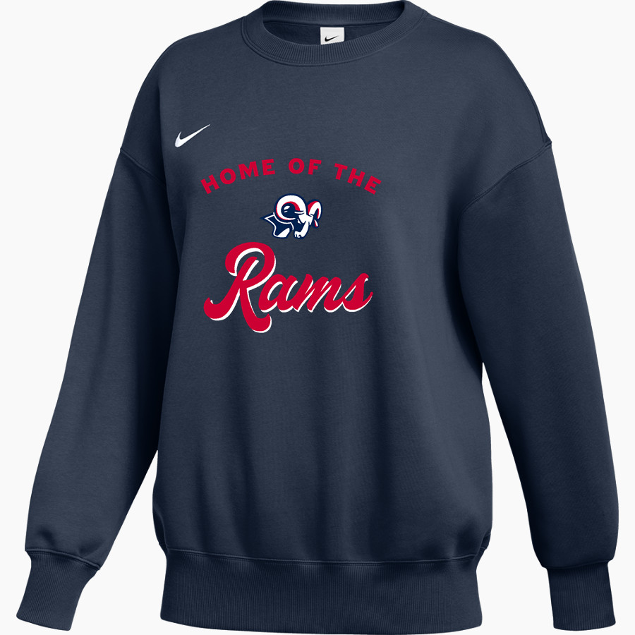 Bluefield University Sideline Store <span class="pdp-name-mascot">Bluefield University</span> Nike Women's Phoenix Fleece Pullover Crew