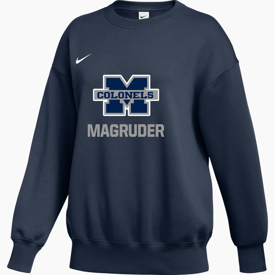 MAGRUDER HIGH SCHOOL COLONELS <span class="pdp-name-mascot">MAGRUDER COLONELS</span> Nike Women's Phoenix Fleece Pullover Crew