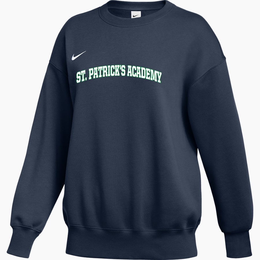St. Patrick's Academy Wolfhounds <span class="pdp-name-mascot">Great Falls Central Catholic H S Mustangs</span> Nike Women's Phoenix Fleece Pullover Crew