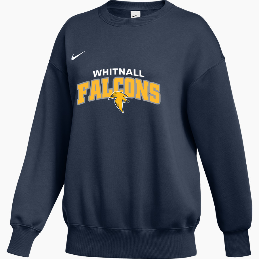 Whitnall Falcons <span class="pdp-name-mascot">Whitnall Falcons</span> Nike Women's Phoenix Fleece Oversized Pullover Crew