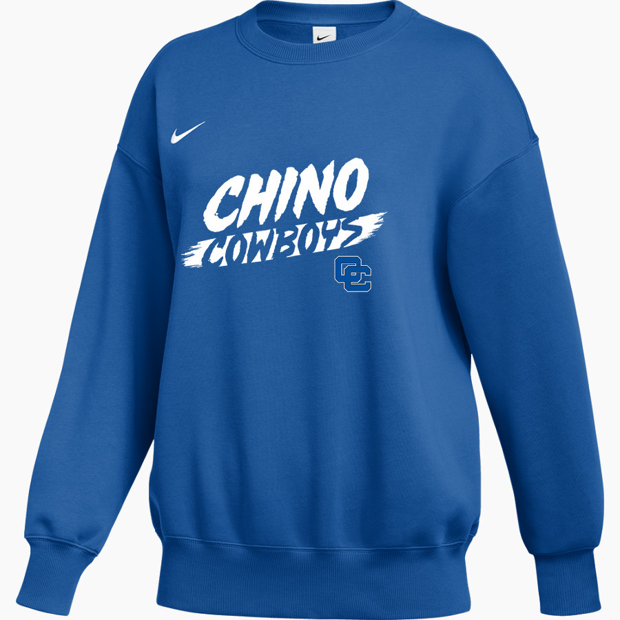CHINO HIGH SCHOOL COWBOYS <span class="pdp-name-mascot">CHINO COWBOYS</span> Nike Women's Phoenix Fleece Pullover Crew