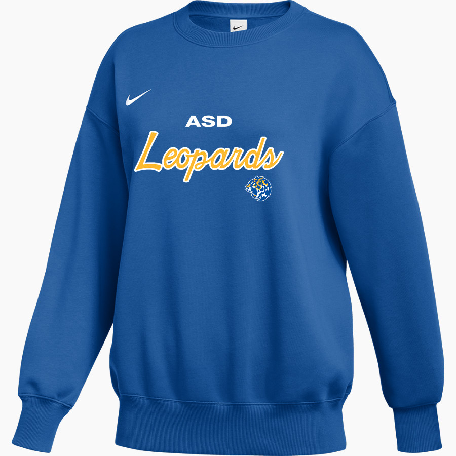 ASD Leopards <span class="pdp-name-mascot">ASD Leopards</span> Nike Women's Phoenix Fleece Oversized Pullover Crew