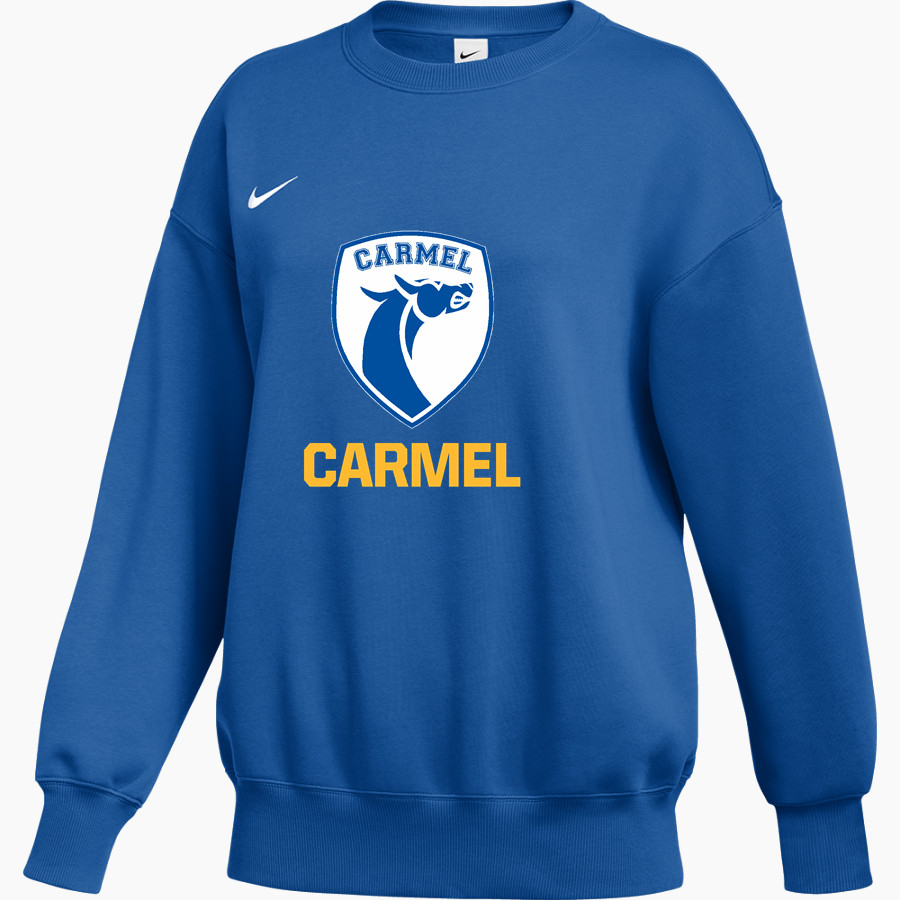 Carmel Greyhounds Greyhounds <span class="pdp-name-mascot">Carmel Greyhounds</span> Nike Women's Phoenix Fleece Oversized Pullover Crew