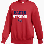 Oak Mountain Eagles Nike Women's Phoenix Fleece Pullover Crew Front Thumbnail