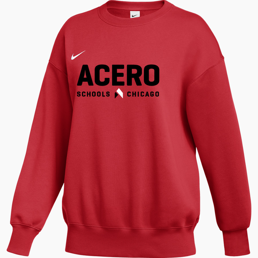 Acero Schools Chicago Nike Women's Phoenix Fleece Pullover Crew
