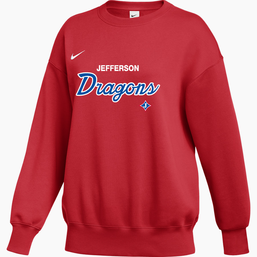 Jefferson Dragons <span class="pdp-name-mascot">Jefferson Dragons</span> Nike Women's Phoenix Fleece Pullover Crew
