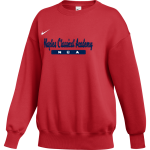 Naples Classical Academy <span class="pdp-name-mascot">Naples Classical Academy Patriots</span> Nike Women's Phoenix Fleece Oversized Pullover Crew Front Thumbnail
