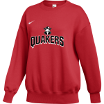 New Philadelphia Quaker Ladies <span class="pdp-name-mascot">New Philadelphia Quaker Ladies</span> Nike Women's Phoenix Fleece Oversized Pullover Crew Front Thumbnail