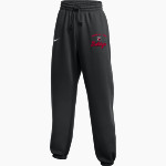 Crown Point Bulldogs <span class="pdp-name-mascot">Crown Point School Corporation Bulldogs</span> Nike Women's Phoenix Fleece High-Rise Pant Front Thumbnail