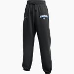 Barton College Official Store of the Bulldogs <span class="pdp-name-mascot">Barton Bulldogs</span> Nike Women's Phoenix Fleece High-Rise Pant Front Thumbnail