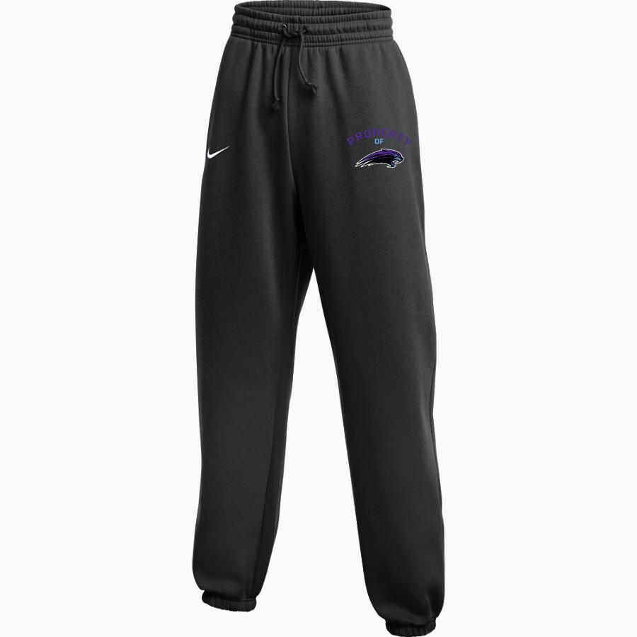 PWC Panthers Sideline Store Nike Women's Phoenix Fleece High-Rise Pant