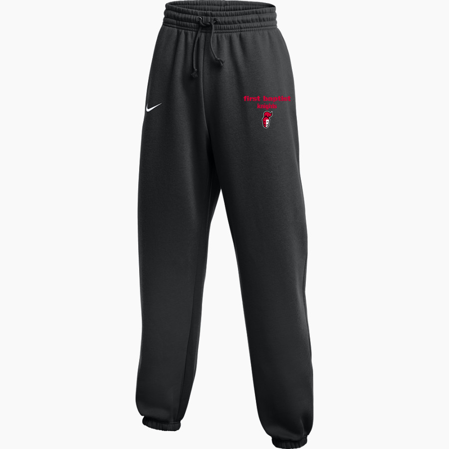 FIRST BAPTIST CHRISTIAN SCHOOL KNIGHTS <span class="pdp-name-mascot">FIRST BAPTIST KNIGHTS</span> Nike Women's Phoenix Fleece High-Rise Pant