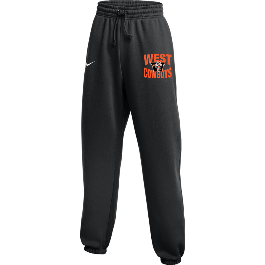 WEST HIGH SCHOOL COWBOYS <span class="pdp-name-mascot">WEST COWBOYS</span> Nike Women's Phoenix Fleece High-Rise Pant