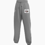 Lock Haven Bald Eagles Nike Women's Phoenix Fleece High-Rise Pant Front Thumbnail