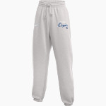 DUBOIS CHRISTIAN SCHOOLS EAGLES <span class="pdp-name-mascot">DUBOIS EAGLES</span> Nike Women's Phoenix Fleece High-Rise Pant Front Thumbnail