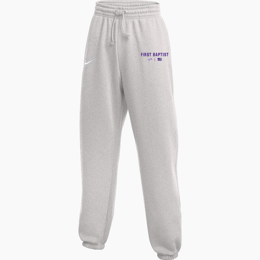 First Baptist Hurricanes <span class="pdp-name-mascot">First Baptist Hurricanes</span> Nike Women's Phoenix Fleece High-Rise Pant