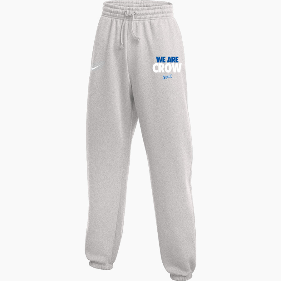 Crow Tigers <span class="pdp-name-mascot">Crow Middle School Tigers</span> Nike Women's Phoenix Fleece High-Rise Pant