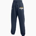 DETROIT COUNTRY DAY SCHOOL YELLOWJACKETS <span class="pdp-name-mascot">DETROIT YELLOWJACKETS</span> Nike Women's Phoenix Fleece High-Rise Pant Front Thumbnail