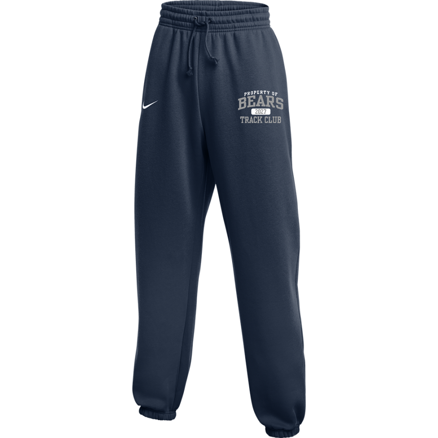Bears Track Club Bears <span class="pdp-name-mascot">Bears Track Club</span> Nike Women's Phoenix Fleece High-Rise Pant