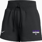 LUHI Lions Nike Women's Phoenix Fleece Short Front Thumbnail