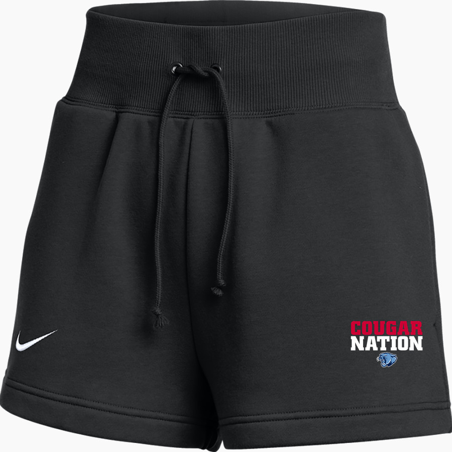CROW HIGH SCHOOL Cougars Online Store <span class="pdp-name-mascot">CROW COUGARS</span> Nike Women's Phoenix Fleece Short