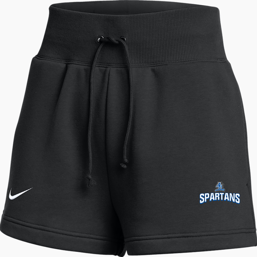 Aurora University Spartans Online Store <span class="pdp-name-mascot">Aurora Spartans</span> Nike Women's Phoenix Fleece Short
