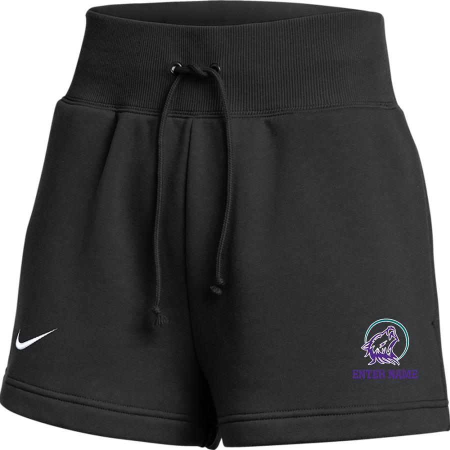 Lawrence 3-8 Lobos <span class="pdp-name-mascot">Lawrence 3-8 School Lobos</span> Nike Women's Phoenix Fleece Short