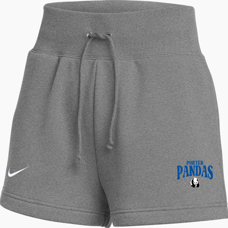 Porter Pandas official sideline store <span class="pdp-name-mascot">Porter Elementary School Pandas</span> Nike Women's Phoenix Fleece Short