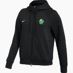 NOTRE DAME HIGH SCHOOL GREEN KNIGHTS <span class="pdp-name-mascot">NOTRE DAME GREEN KNIGHTS</span> Nike Women's Dri-FIT Primary Full Zip Hoodie Front Thumbnail