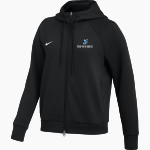 RANDOLPH HIGH SCHOOL RO-HAWKS <span class="pdp-name-mascot">RANDOLPH RO-HAWKS</span> Nike Women's Dri-FIT Primary Full Zip Hoodie Front Thumbnail