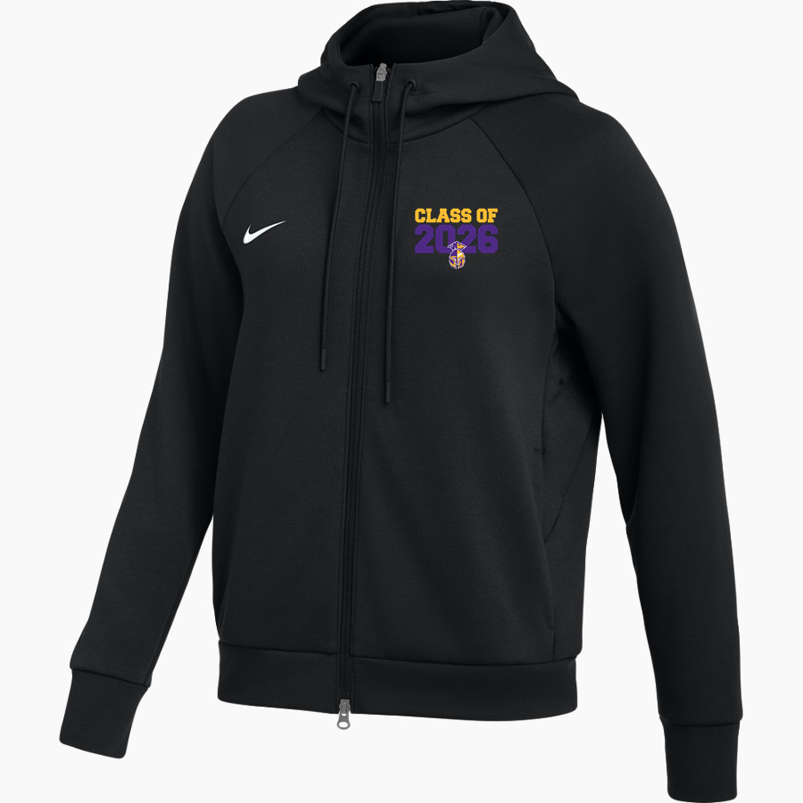 SEBEKA HIGH SCHOOL Trojans Online Store <span class="pdp-name-mascot">SEBEKA TROJANS</span> Nike Women's Dri-FIT Primary Full Zip Hoodie