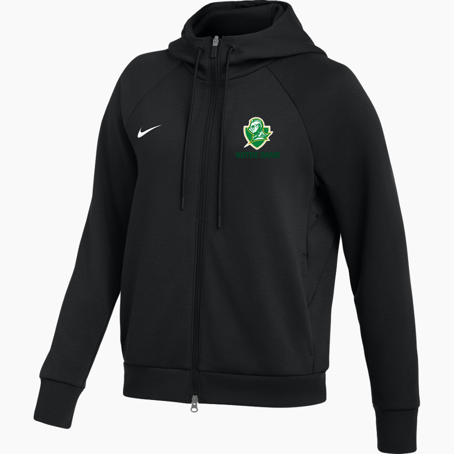 NOTRE DAME HIGH SCHOOL GREEN KNIGHTS <span class="pdp-name-mascot">NOTRE DAME GREEN KNIGHTS</span> Nike Women's Dri-FIT Primary Full Zip Hoodie