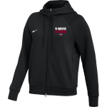 Viterbo V-Hawks <span class="pdp-name-mascot">Viterbo V-Hawks</span> Nike Women's Dri-FIT Primary Full Zip Hoodie Front Thumbnail