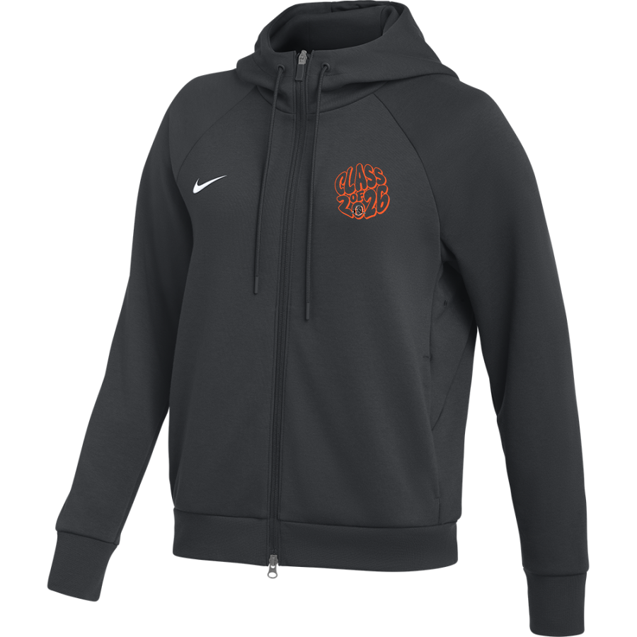 Orange Athletics INDIAN LAKE LONG LAKE <span class="pdp-name-mascot">INDIAN LAKE CENTRAL SCHOOL</span> Nike Women's Dri-FIT Primary Full Zip Hoodie
