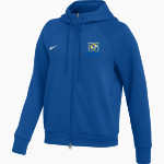 Mercy High School Tigers Online Store <span class="pdp-name-mascot">Mercy Tigers</span> Nike Women's Dri-FIT Primary Full Zip Hoodie Front Thumbnail