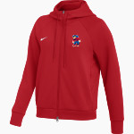 Plainfield Quakers <span class="pdp-name-mascot">Plainfield Quakers</span> Nike Women's Dri-FIT Primary Full Zip Hoodie Front Thumbnail