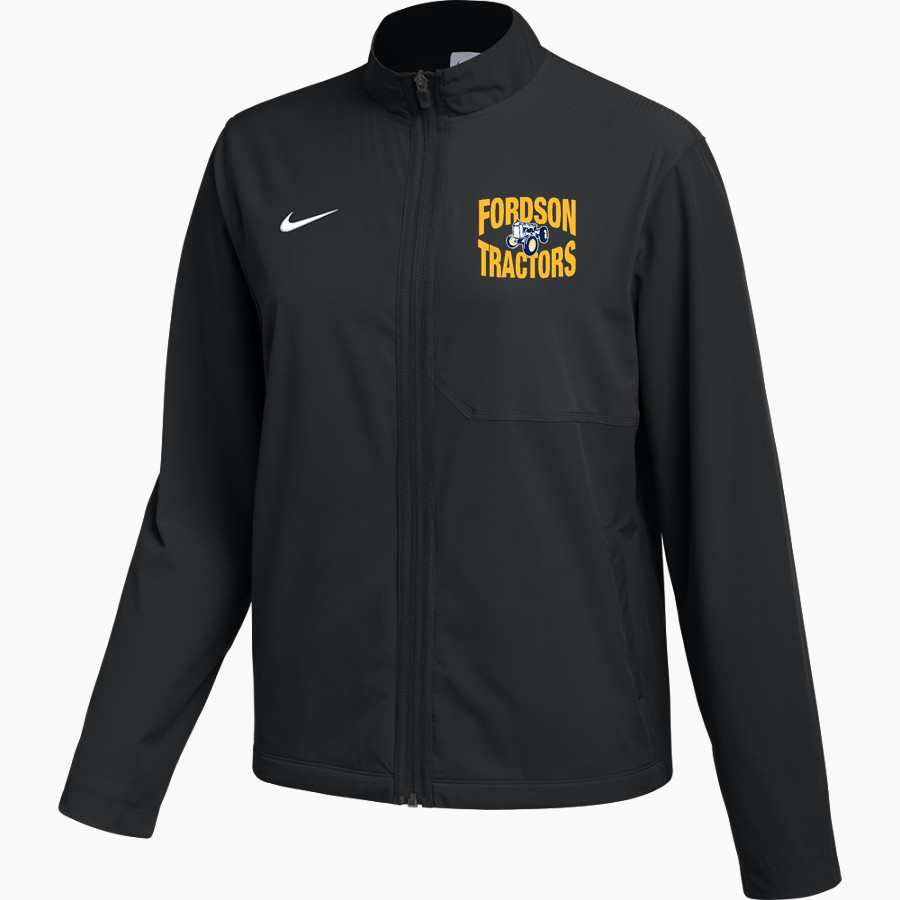 FORDSON HIGH SCHOOL TRACTORS ONLINE STORE <span class="pdp-name-mascot">FORDSON TRACTORS</span> Nike Women's Dry Woven Full-Zip Jacket