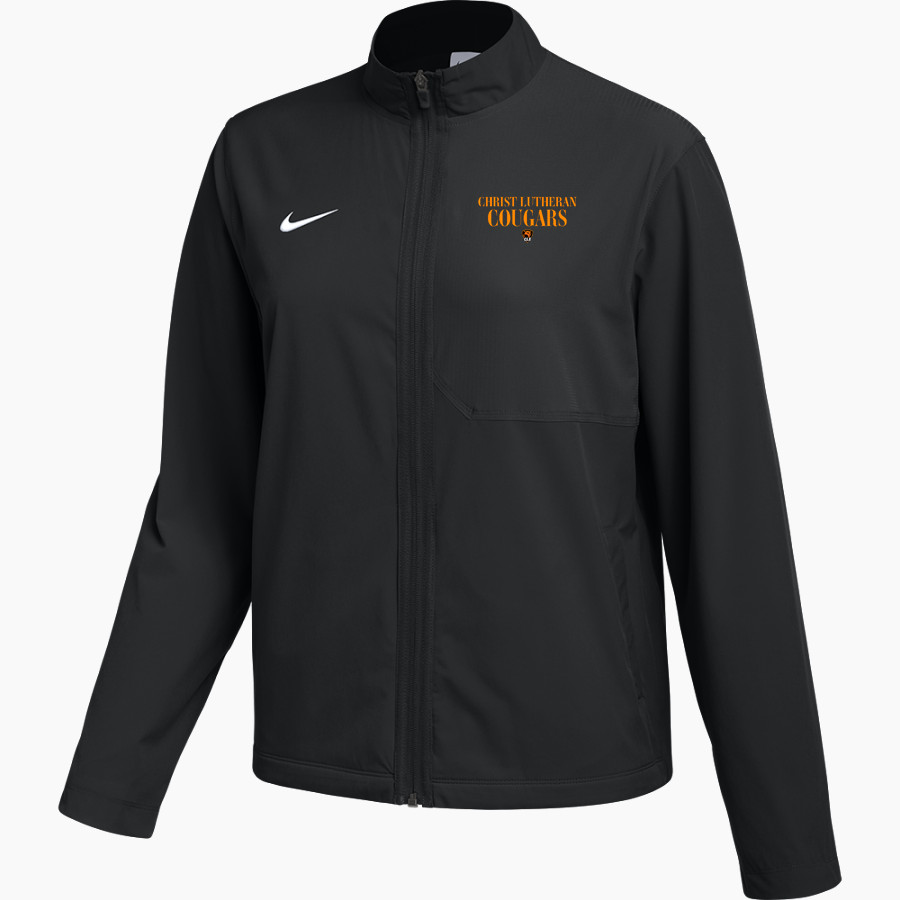 CHRIST LUTHERAN Cougars <span class="pdp-name-mascot">CHRIST LUTHERAN DAY SCHOOL Cougars</span> Nike Women's Dry Woven Full-Zip Jacket