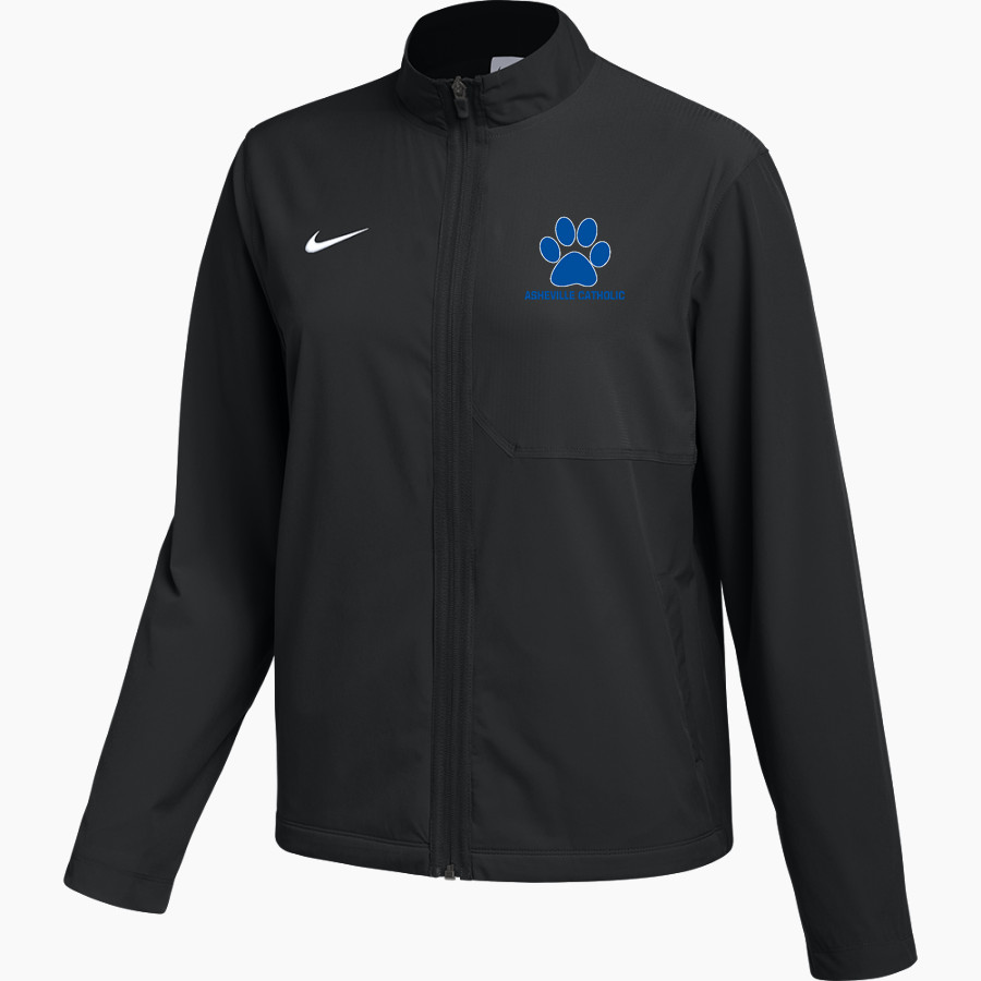 Asheville Catholic School Asheville Catholic <span class="pdp-name-mascot">Asheville Catholic School</span> Nike Women's Dry Woven Full-Zip Jacket