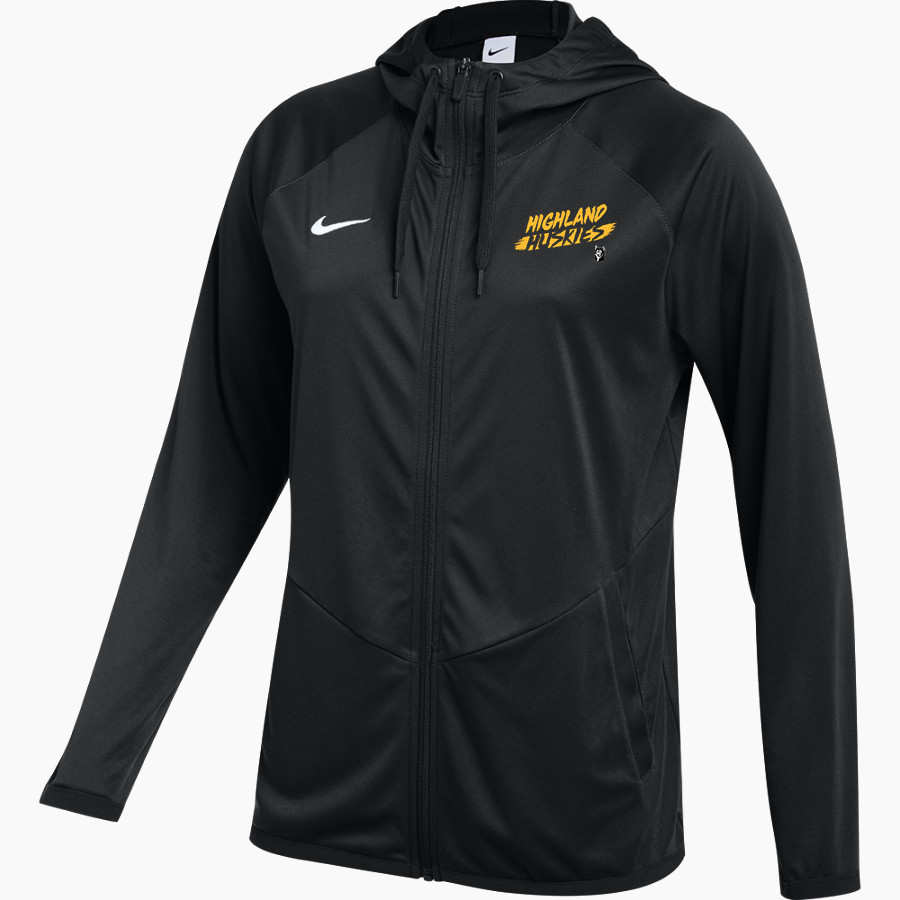 HIGHLAND HIGH SCHOOL HUSKIES Nike Women's Relentless Full-Zip Hooded Jacket